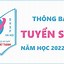 Mẫu Thông Báo Tuyển Sinh Lớp 6