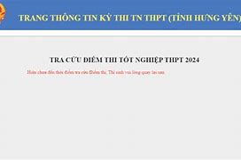 Tra Cứu Điểm Thi Tốt Nghiệp Thpt 2024